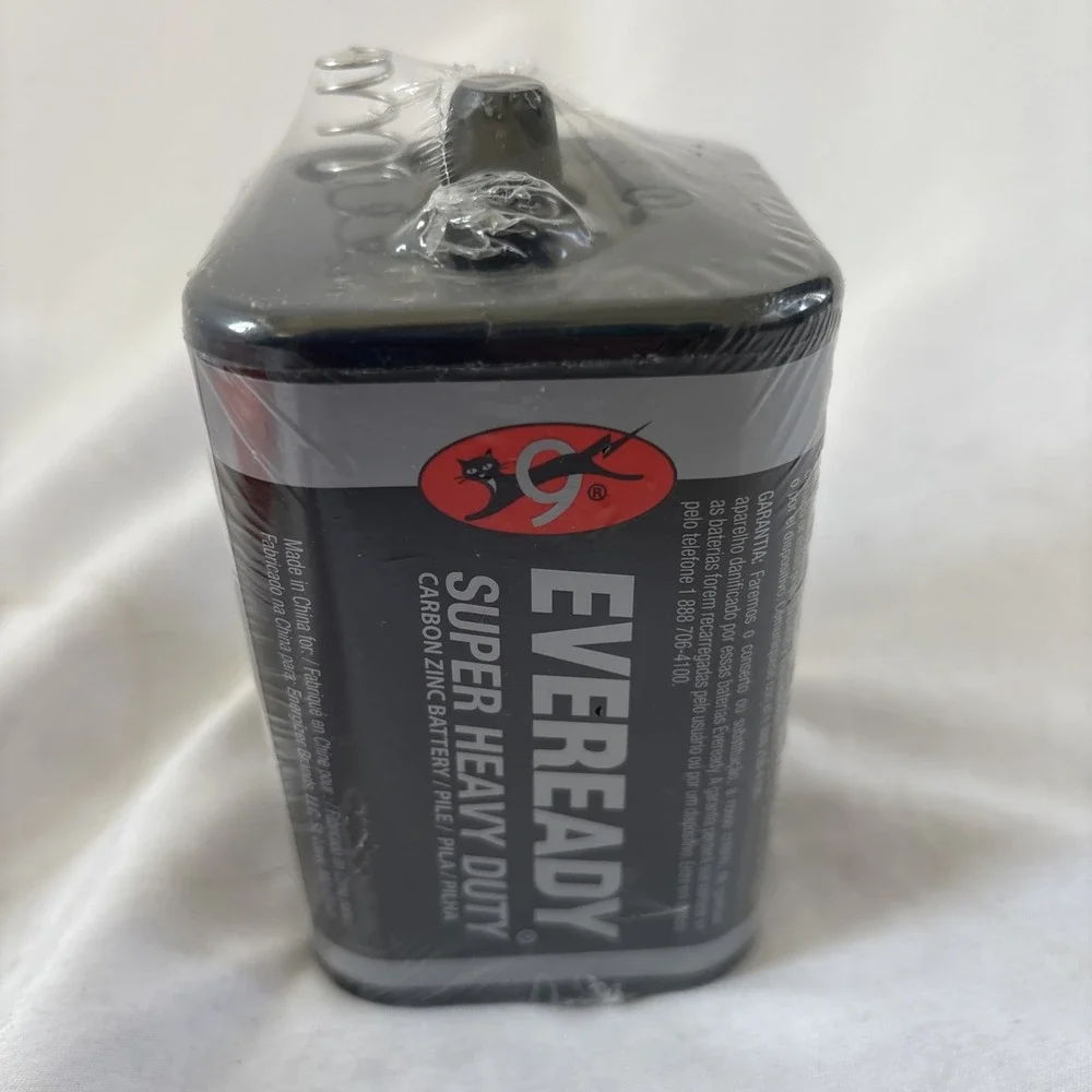 Eveready 1209 6 Volt Super Heavy Duty Battery‎ SEALED